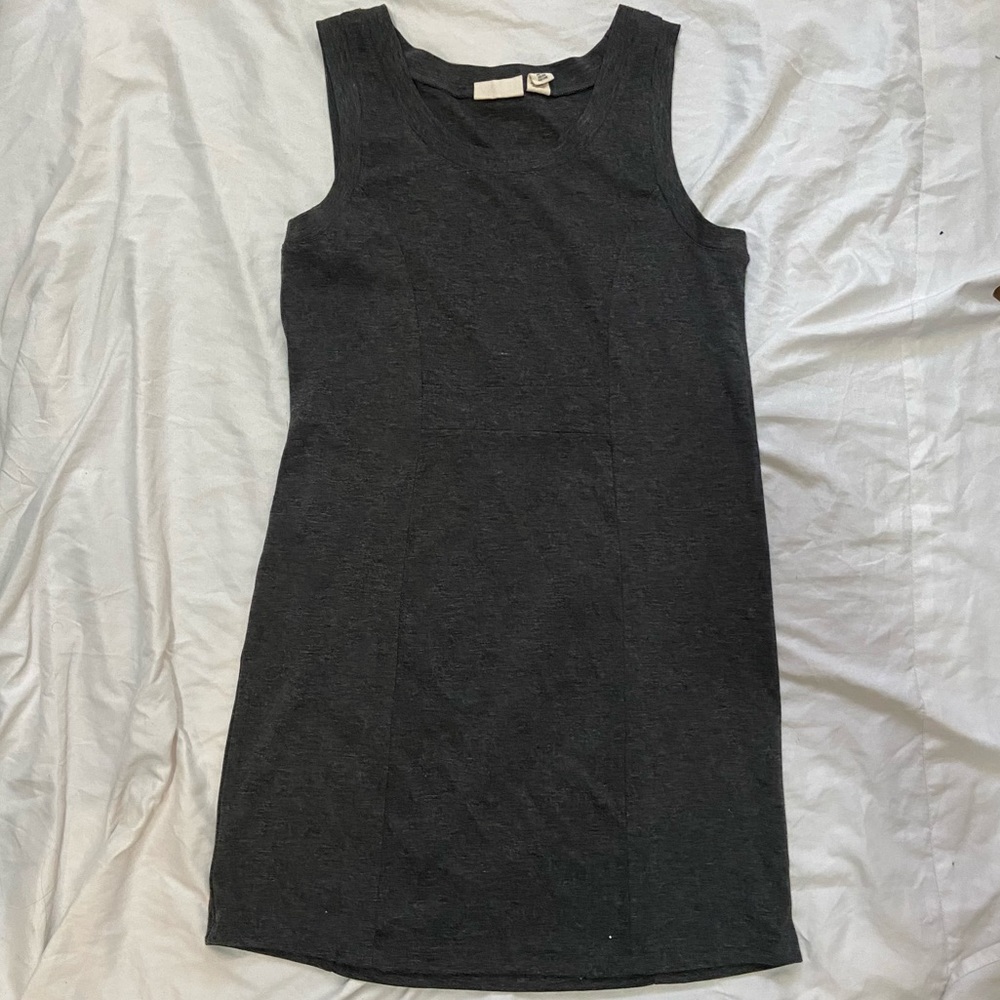 Gray Casual Dress | Allison Brittney